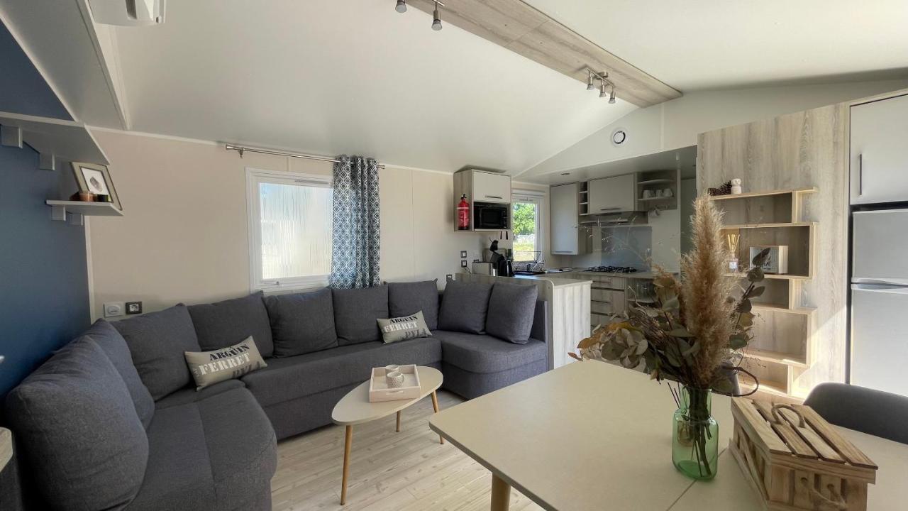 Mobil Home Xxl - Bord Lac - Camping Les Viviers - Lege Cap Ferret Экстерьер фото